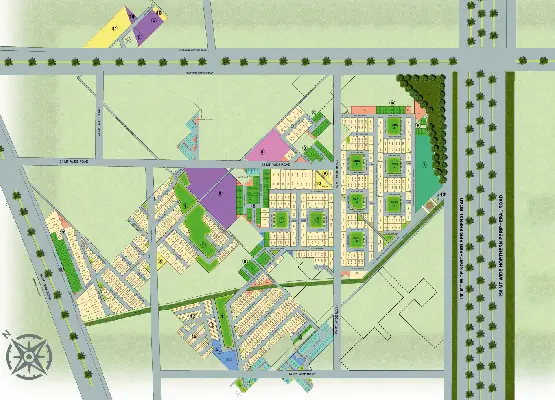 Site Plan of BPTP Amstoria